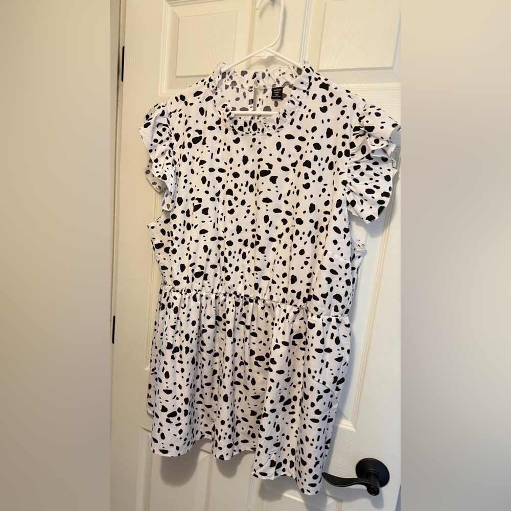 SHEIN polka dot tunic!